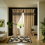 Lasercut Horizontal Boarder Pattern Curtains