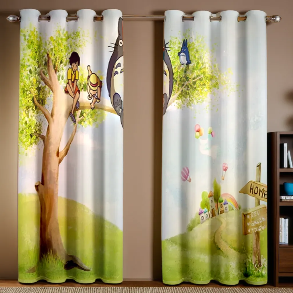 Custom Curtain Of Your Photo Your Design (Premium Velvet Or Textured Fabric)