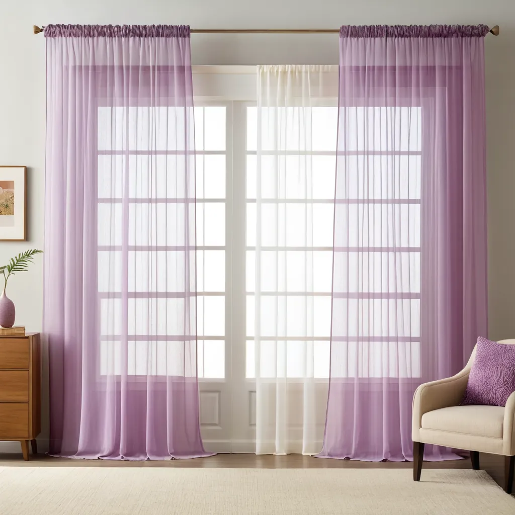 Plain Sheer Curtain - Light Purple
No Sales Tax Collected outside New York. Free Shipping to 48 states. Please visit Shipping Policy
DecorPassionsPlain Sheer Curtain - Light Purple