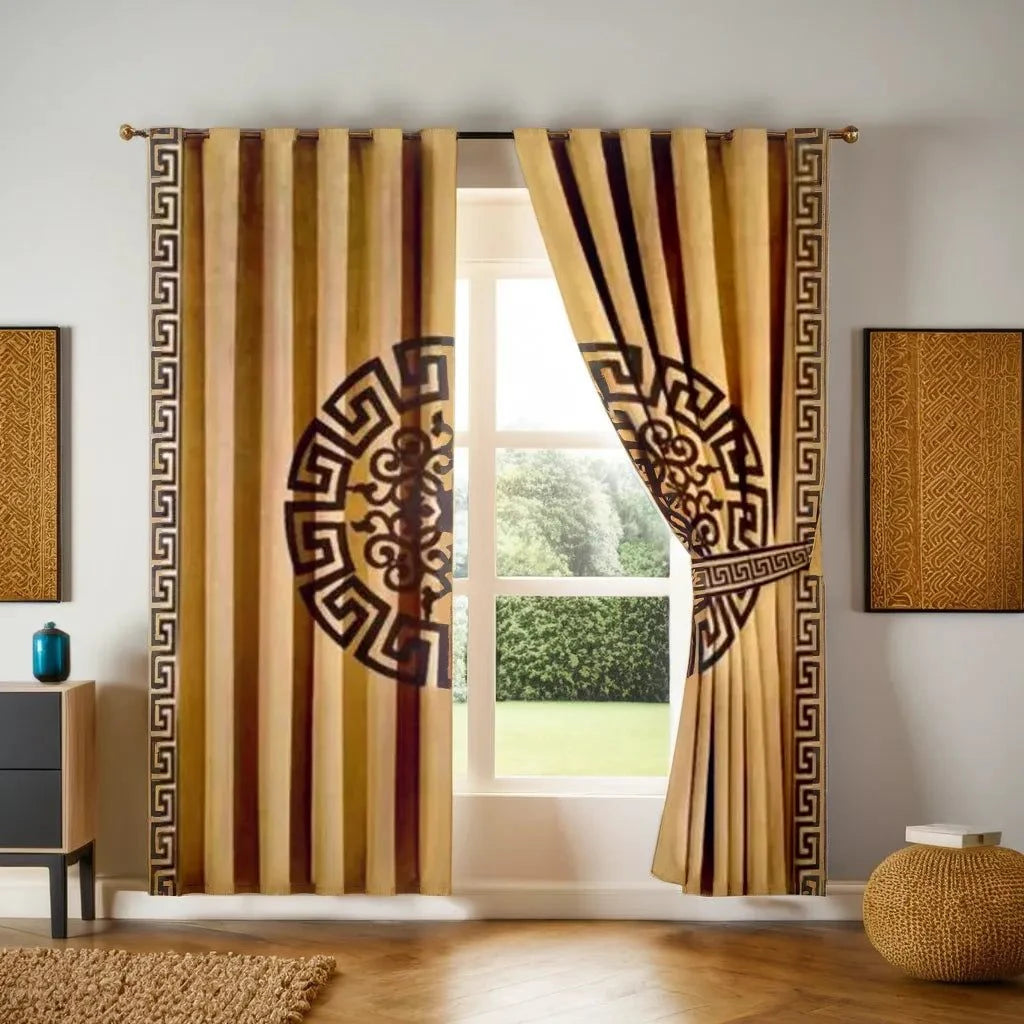 Eyelet Pattern Lasercut Curtain / Drapes In Premium Velvet Fabric
No Sales Tax Collected outside New York. Free Shipping to 48 states. Please visit Shipping Policy
DecorPassionsEyelet Pattern Lasercut Curtain / Drapes