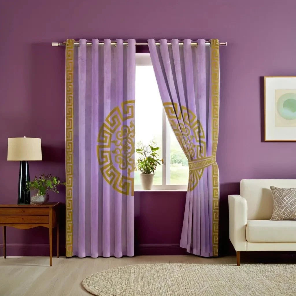 Eyelet Pattern Lasercut Curtain / Drapes In Premium Velvet Fabric
No Sales Tax Collected outside New York. Free Shipping to 48 states. Please visit Shipping Policy
DecorPassionsEyelet Pattern Lasercut Curtain / Drapes