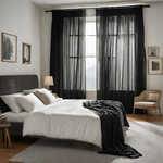 Plain Sheer Curtain - Black
No Sales Tax Collected outside New York. Free Shipping to 48 states. Please visit Shipping Policy
DecorPassionsPlain Sheer Curtain - Black