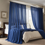 Plain Sheer Curtain - Blue
No Sales Tax Collected outside New York. Free Shipping to 48 states. Please visit Shipping Policy
DecorPassionsPlain Sheer Curtain - Blue