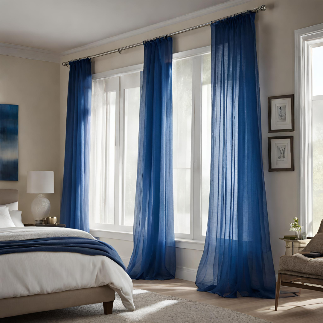 Plain Sheer Curtain - Blue
No Sales Tax Collected outside New York. Free Shipping to 48 states. Please visit Shipping Policy
DecorPassionsPlain Sheer Curtain - Blue