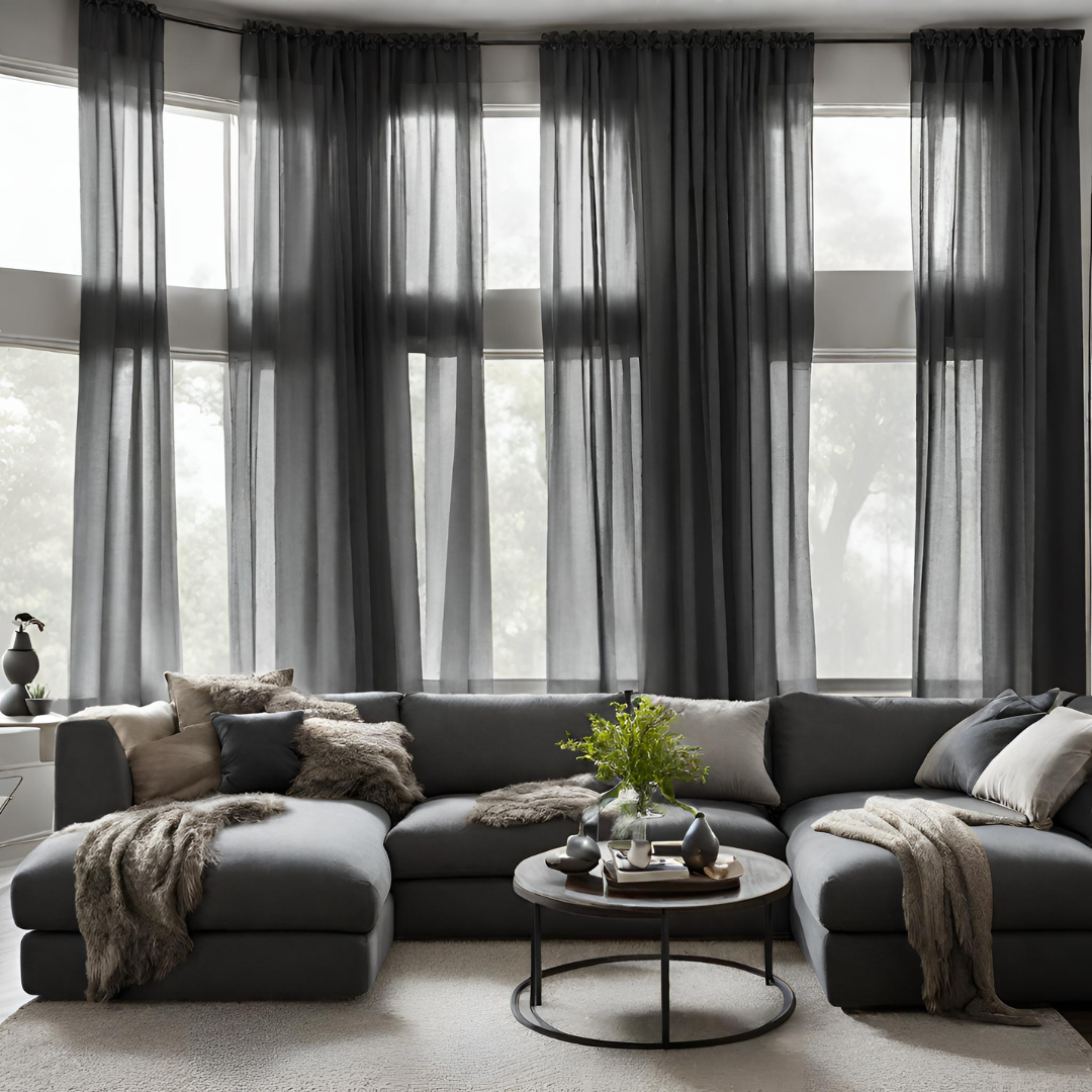 Plain Sheer Curtain - Charcoal
No Sales Tax Collected outside New York. Free Shipping to 48 states. Please visit Shipping Policy
DecorPassionsPlain Sheer Curtain - Charcoal