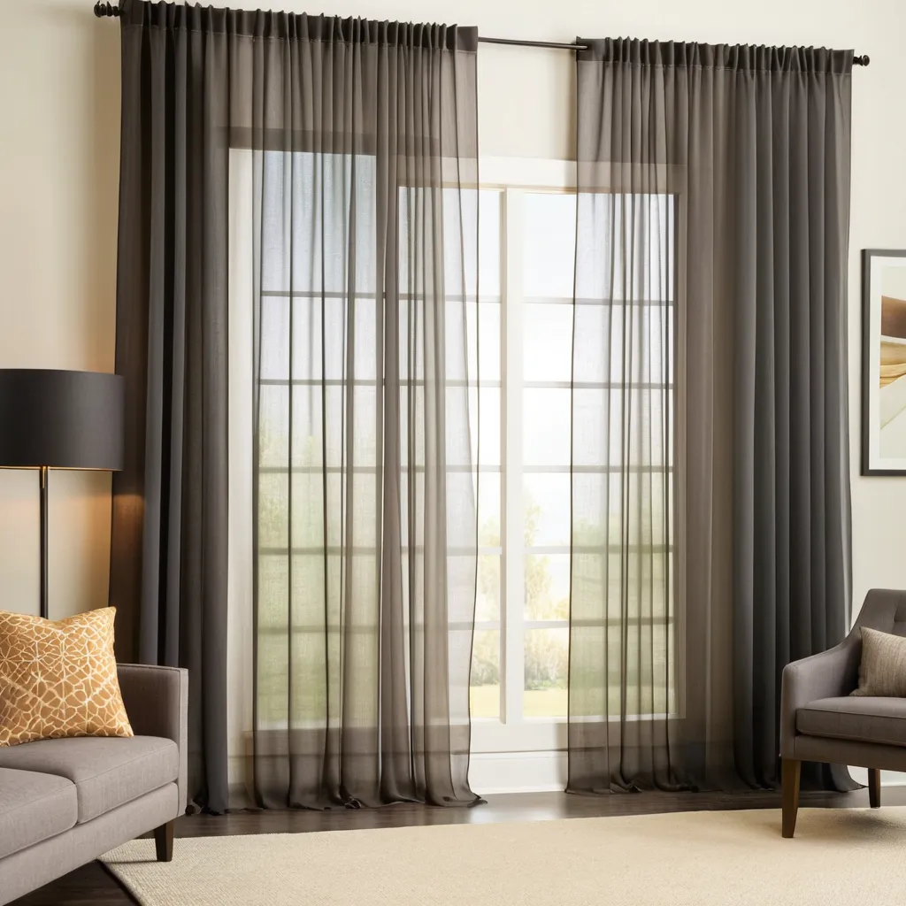 Plain Sheer Curtain - Charcoal
No Sales Tax Collected outside New York. Free Shipping to 48 states. Please visit Shipping Policy
DecorPassionsPlain Sheer Curtain - Charcoal