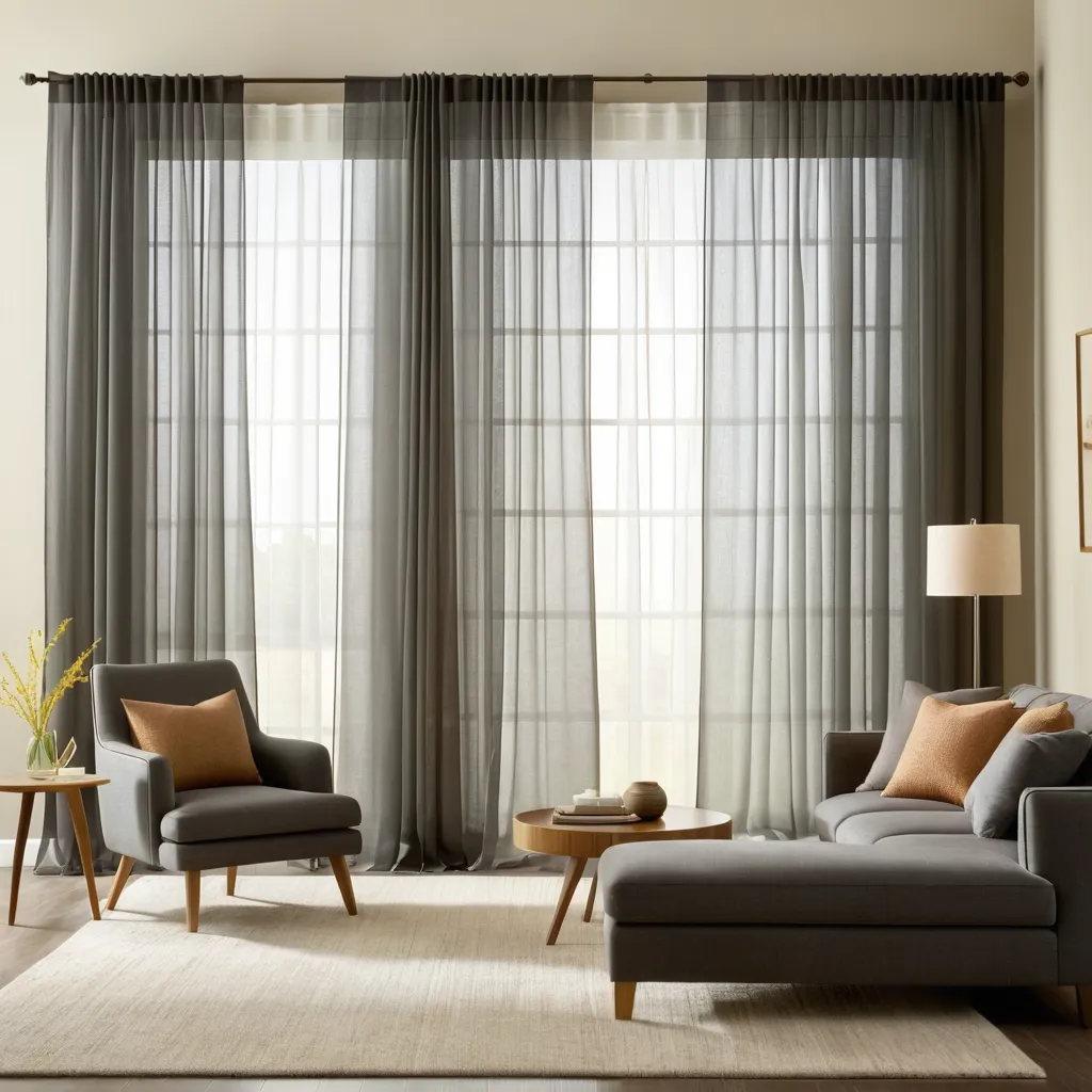 Plain Sheer Curtain - Charcoal
No Sales Tax Collected outside New York. Free Shipping to 48 states. Please visit Shipping Policy
DecorPassionsPlain Sheer Curtain - Charcoal