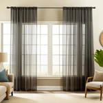 Plain Sheer Curtain - Charcoal
No Sales Tax Collected outside New York. Free Shipping to 48 states. Please visit Shipping Policy
DecorPassionsPlain Sheer Curtain - Charcoal