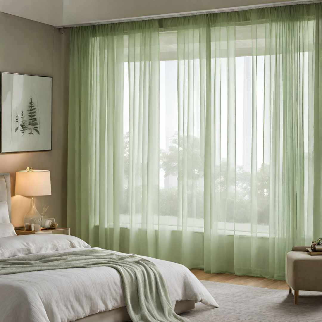 Plain Sheer Curtain - Light Green
No Sales Tax Collected outside New York. Free Shipping to 48 states. Please visit Shipping Policy
DecorPassionsPlain Sheer Curtain - Light Green