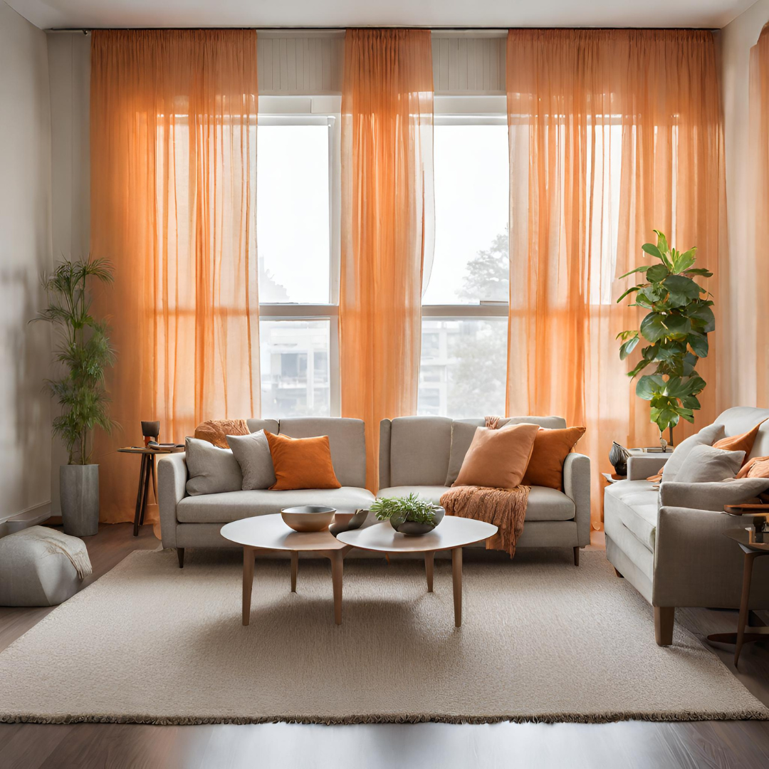 Plain Sheer Curtain - Light Orange
No Sales Tax Collected outside New York. Free Shipping to 48 states. Please visit Shipping Policy
DecorPassionsPlain Sheer Curtain - Light Orange