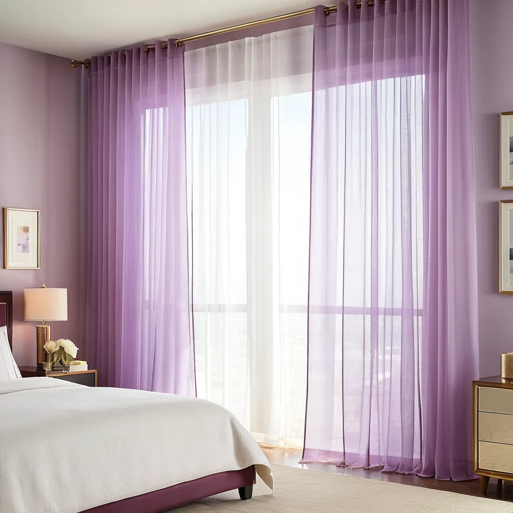 Plain Sheer Curtain - Light Purple
No Sales Tax Collected outside New York. Free Shipping to 48 states. Please visit Shipping Policy
DecorPassionsPlain Sheer Curtain - Light Purple