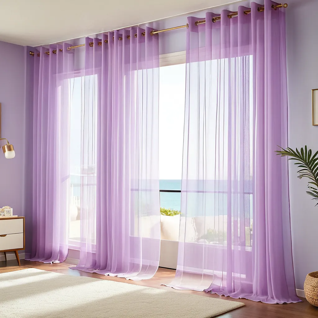 Plain Sheer Curtain - Light Purple
No Sales Tax Collected outside New York. Free Shipping to 48 states. Please visit Shipping Policy
DecorPassionsPlain Sheer Curtain - Light Purple