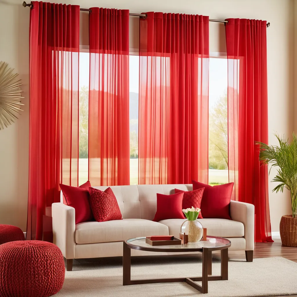 Plain Sheer Curtain - Red
No Sales Tax Collected outside New York. Free Shipping to 48 states. Please visit Shipping Policy
DecorPassionsPlain Sheer Curtain - Red