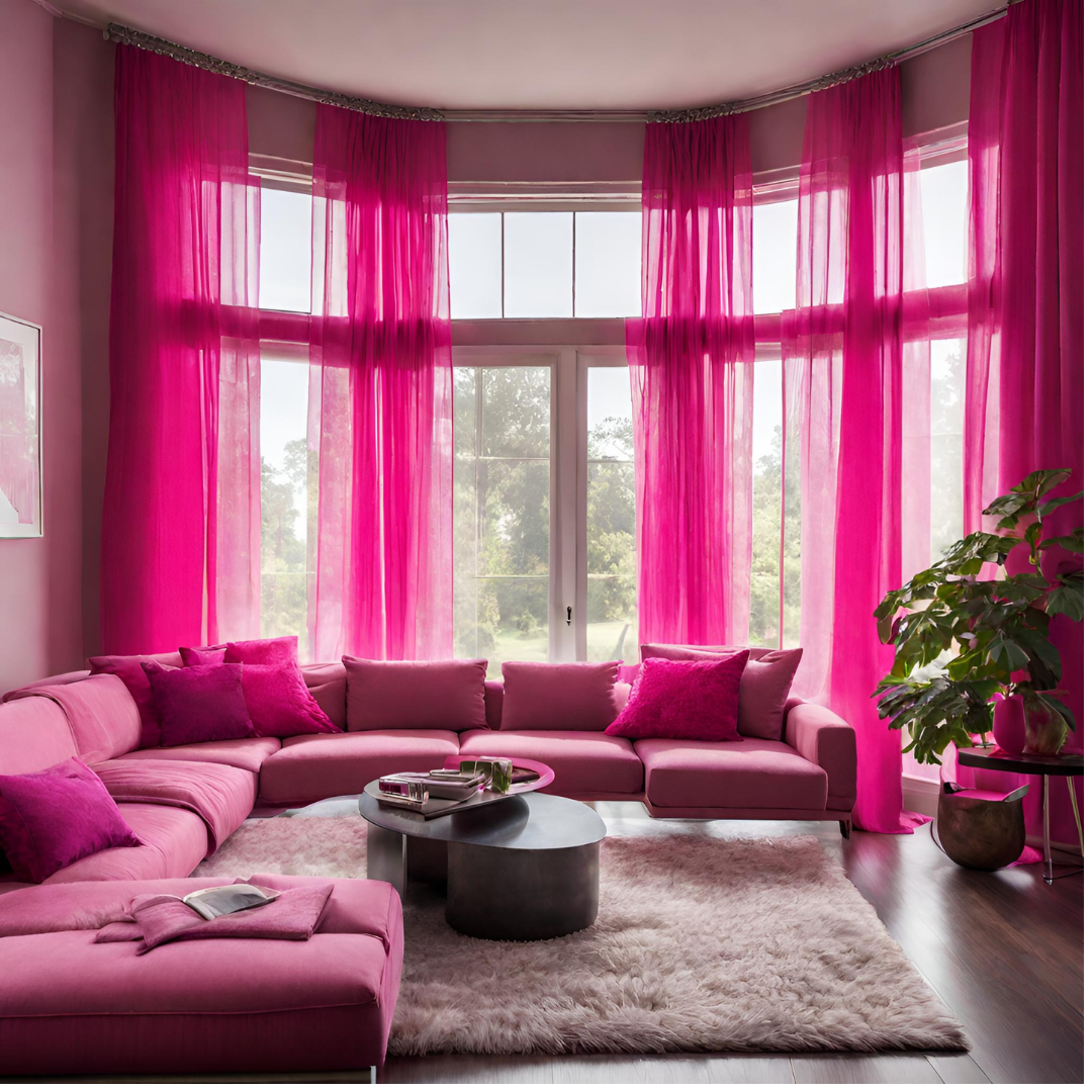 Plain Sheer Curtain - Shocking Pink
No Sales Tax Collected outside New York. Free Shipping to 48 states. Please visit Shipping Policy
DecorPassionsPlain Sheer Curtain - Shocking Pink