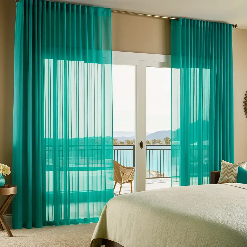 Plain Sheer Curtain - Turquoise
No Sales Tax Collected outside New York. Free Shipping to 48 states. Please visit Shipping Policy
DecorPassionsPlain Sheer Curtain - Turquoise