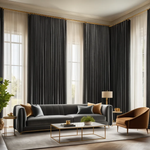 Plain Premium Velvet Fabric Curtain / Drapes - Charcoal
No Sales Tax Collected outside New York. Free Shipping to 48 states. Please visit Shipping Policy
DecorPassionsPlain Premium Velvet Fabric Curtain / Drapes - Charcoal