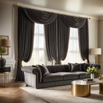 Plain Premium Velvet Fabric Curtain / Drapes - Charcoal
No Sales Tax Collected outside New York. Free Shipping to 48 states. Please visit Shipping Policy
DecorPassionsPlain Premium Velvet Fabric Curtain / Drapes - Charcoal