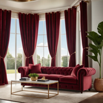 Plain Premium Velvet Fabric Curtain / Drapes - Maroon
No Sales Tax Collected outside New York. Free Shipping to 48 states. Please visit Shipping Policy
DecorPassionsPlain Premium Velvet Fabric Curtain / Drapes - Maroon